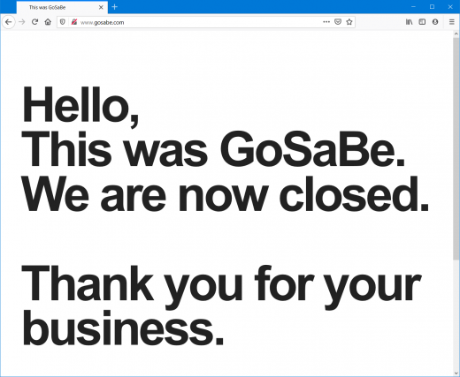New GoSaBe website!