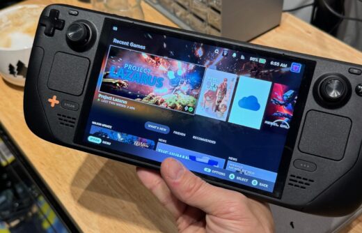 Steam Deck OLED in all of it's glory.